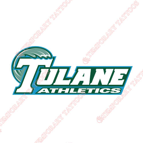 Tulane Green Wave Customize Temporary Tattoos Stickers NO.6606